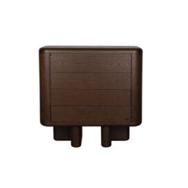 Dutchbone Herman Ladekast 4 Lades - Essen Walnoot Bruin 98x100cm