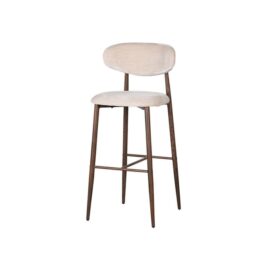 Pole to Pole Barkruk Japandi - Bruin Tan (Zithoogte 80cm)