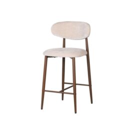 Pole to Pole Barkruk Kitchen Japandi - Bruin Tan (Zithoogte 67cm)