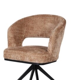 Alternative view of Pole to Pole Eetkamerstoel Avena - Zwart Caramel