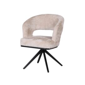 Pole to Pole Eetkamerstoel Avena - Zwart Cream