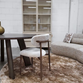 Alternative view of Pole to Pole Eetkamerstoel Japandi - Bruin Tan