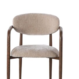 Alternative view of Pole to Pole Eetkamerstoel Sake - Bruin Tan