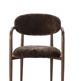 Alternative view of Pole to Pole Eetkamerstoel Sake - Bruin Umber