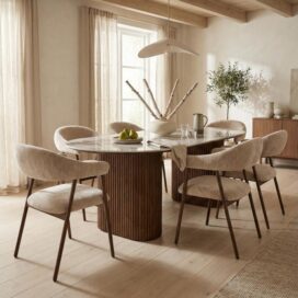 Alternative view of Pole to Pole Eetkamerstoel Scandi - Bruin Tan