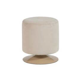 Woood Islen Poef Draaibaar - Boucle Beige 47x39cm