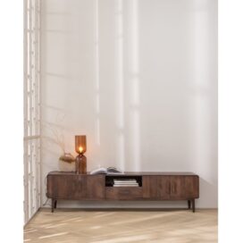 Alternative view of Woood Liya TV-Meubel – Mangohout Donkerbruin 200cm