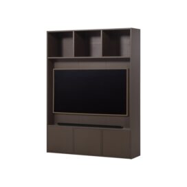 Woood Meggy TV-Wandkast – Grenen Middenbruin 215x160cm