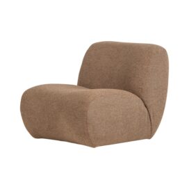 Woood Nomu Fauteuil - Grove Chenille Lichtbruin