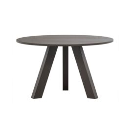 Woood Rhonda Ronde Eettafel - Eiken Middenbruin 129cm