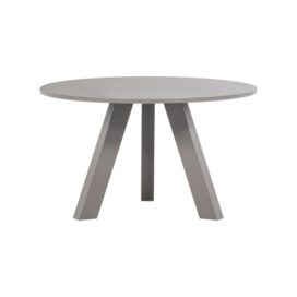Woood Rhonda Ronde Eettafel - Eiken Warmgrijs 129cm