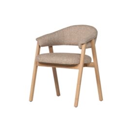Woood Tunar Eetkamerstoel - Eikenhout Fling Stof Naturel