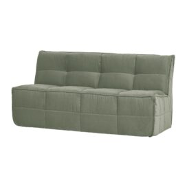 vtwonen Cluster Eetbankje met Rugleuning - Velvet Pistache Groen 164cm