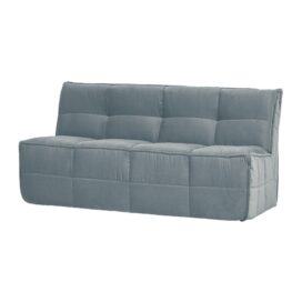 vtwonen Cluster Eetbankje met Rugleuning - Velvet Turquoise Blauw 164cm