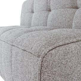 Alternative view of vtwonen Cluster Eetbankje met Rugleuning - Boucle Warm Grijs 164cm