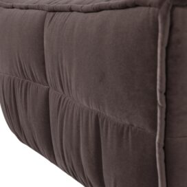 Alternative view of vtwonen Cluster Hocker - Velvet Chocolade Bruin