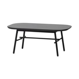 vtwonen Elegance Salontafel - Zwart Mangohout Metaal 100x60cm