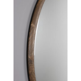 Alternative view of Dutchbone Ronde Spiegel Gale - Rubberhout Bruin 80cm