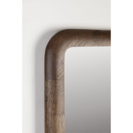 Alternative view of Hip District Spiegel Nyko - Rubberhout Bruin Rechthoek M 120x26cm