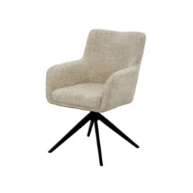 Livingfurn Draaibare Eetkamerstoel Tara - Sand