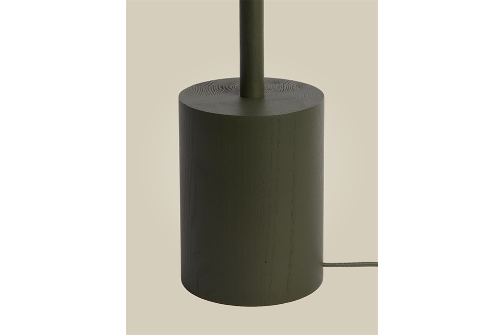 Good&Mojo Vloerlamp Okinawa - 2 Lamp Groen Essenhout 146cm - Afbeelding 5