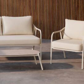 Alternative view of Pactor Home Sicily Outdoor Sofa Set – Bank, 2 Stoelen en Salontafel Beige