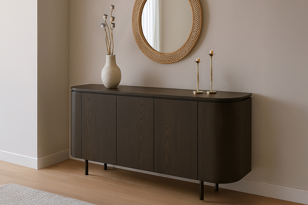 Livingfurn Dressoir Tobago - Eiken Espresso 170cm - Afbeelding 2