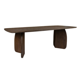Livingfurn Deens Ovale Eettafel Trevor - Mangohout Bruin 220x105cm