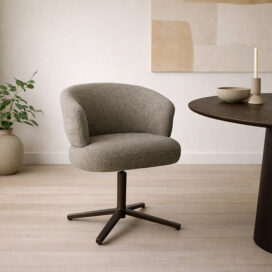 Alternative view of Livingfurn Eetkamerstoel Blake - Desert Draaibaar