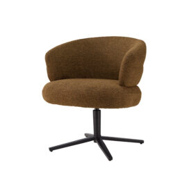 Livingfurn Eetkamerstoel Blake - Caramel Draaibaar