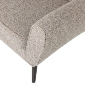 Alternative view of Woood Mini Bankje Rocco 2-Zits - Geweven Stof Bruin Melange 150cm