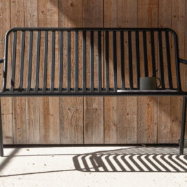 Alternative view of Pactor Home Peking Outdoor Tuinbank – Aluminium Zwart 130cm