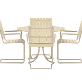 Alternative view of Pactor Home Holmsund Outdoor Tuinset – 4 Stoelen en Tafel Beige