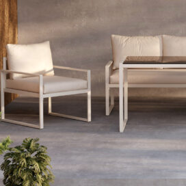 Alternative view of Pactor Home Catania Outdoor Sofa Set - Bank, 2 Stoelen en Salontafel Beige