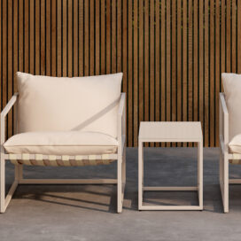 Alternative view of Pactor Home Messina Outdoor Loungeset - 2 Stoelen en Tafel Beige