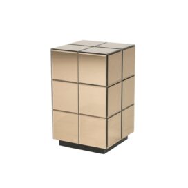 By-Boo Bijzettafel Flectron - Spiegel Glas Bruin 30x30cm