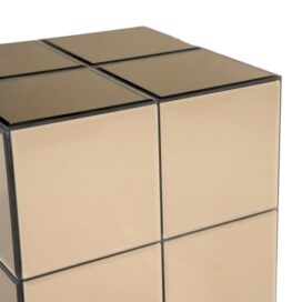 Alternative view of By-Boo Bijzettafel Flectron - Spiegel Glas Bruin 30x30cm