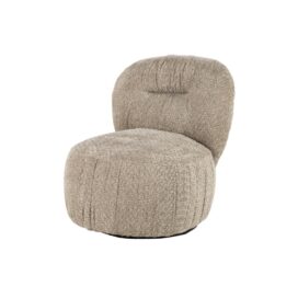 By-Boo Draaifauteuil Roux - Taupe Stof Cusha
