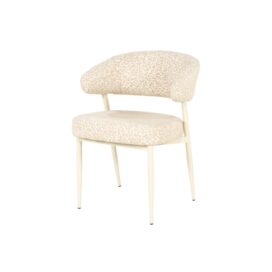 By-Boo Eetkamerstoel Miso - Taupe Tetris Stof