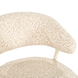 Alternative view of By-Boo Eetkamerstoel Miso - Taupe Tetris Stof