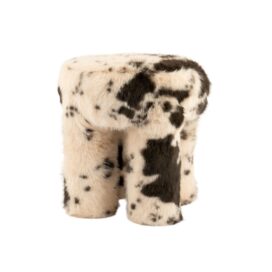 By-Boo Krukje / Poef Cowy - Beige 43cm