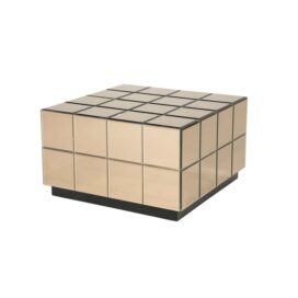 By-Boo Salontafel Flectron - Speigel Glas Bruin 60x60cm