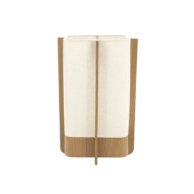 By-Boo Tafellamp Aterlier - Large Bruin Linnen 43x27cm