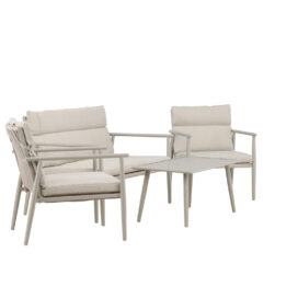 Alternative view of Pactor Home Mazzaro Outdoor Sofa Set – Bank 120cm, 2 Stoelen en Tafel Beige