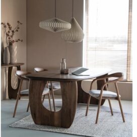 Alternative view of Eleonora Organische Eettafel Phoebe - Mangohout Bruin 170x110cm