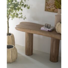 Alternative view of Eleonora Organische Sidetable Nigel - Mangohout Naturel 240cm