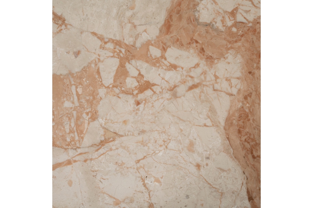 Eleonora Ronde Eettafel Ted - Mangohout Marmer 130cm - Afbeelding 6