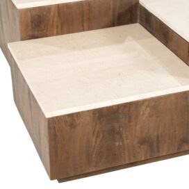 Alternative view of Eleonora Salontafel Quido - Mangohout Botochino Marmer 105x89cm