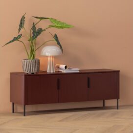 Alternative view of Woood Gunnar TV-Meubel - Grenen Bordeauxrood Burgundy 154cm