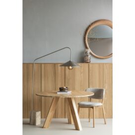 Alternative view of Woood Korn Vloerlamp - Metaal Marmer Chrome 182cm